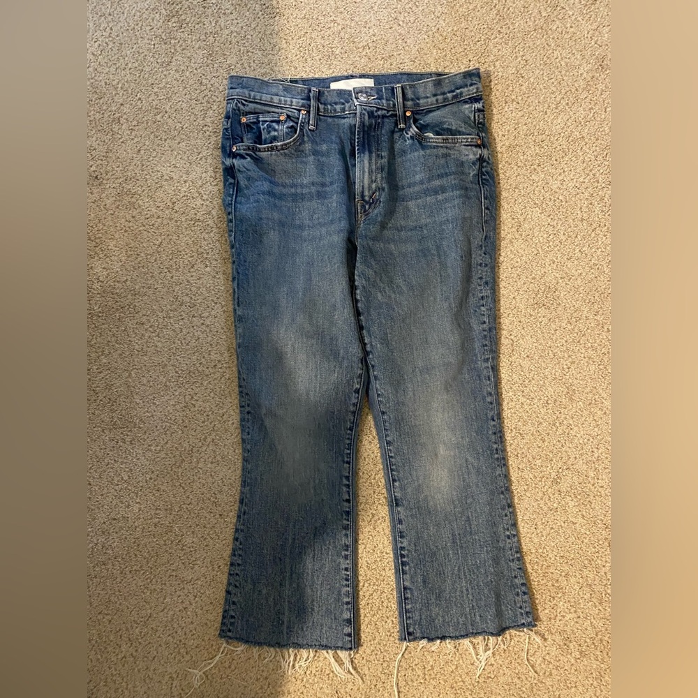 MOTHER Blue Flare & Wide Leg Jeans